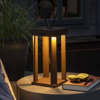 LED dekorációs lámpa Cannes USB, rozsda kép
