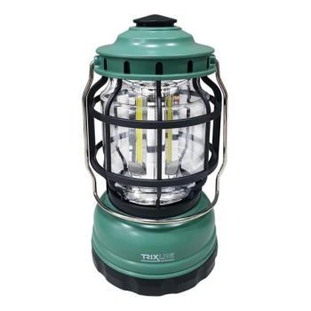  LED Dimmelhető hordozható kemping lámpa 3xLED/3W/3xAA IPX4 zöld  kép