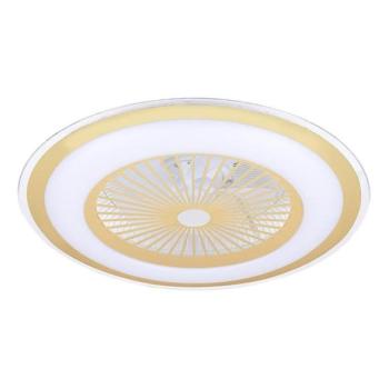  LED Dimmelhető mennyezeti lámpa látorral ZEPHYR LED/48W/230V arany + távirányító  kép