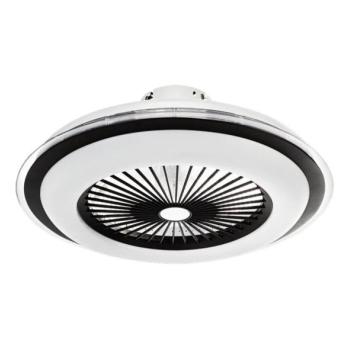  LED Dimmelhető mennyezeti lámpa látorral ZEPHYR LED/48W/230V fekete + távirányító  kép