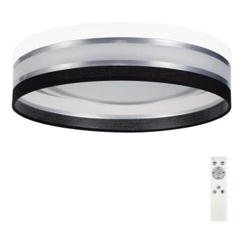  LED Dimmelhető mennyezeti lámpa SMART CORAL LED/24W/230V fekete/fehér + távirányító  kép