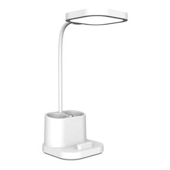  LED Dimmelhető újratölthető asztali lámpa tartóval és power bankkal LED/5W/5V 2400mAh  kép
