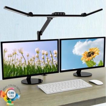  LED érintős asztali lámpa, állítható fényerő, 24W, 3000 kép