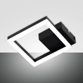 LED-es fali lámpa Bard, fekete, 17 x 17 cm, fém, fényerőszabályozó kép