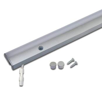 LED-es süllyesztett lámpa ModuLite F, alumínium, 90 cm, 3000 K, alumínium kép