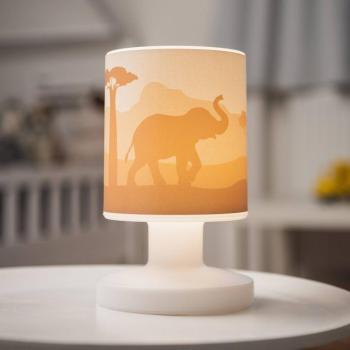 LED-es újratölthető asztali lámpa Scandi Savanne, narancssárga, 21, cm kép