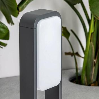 LED-es útvilágítás matrica, sötétszürke, alumínium, magasság 72 cm kép