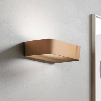 LED fali lámpa Aki, réz színű, alumínium, 23 cm, 3.000 K kép