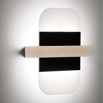  LED fali lámpa APRIL LED/6W/230V fehér/fekete  kép