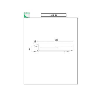 LED fali lámpa Banny, antracit, szélesség 31cm, Up- & Downlight kép