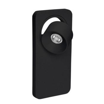 LED fali lámpa Beebo W, fekete kép