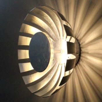 LED fali lámpa Flare Medium, ezüst kép