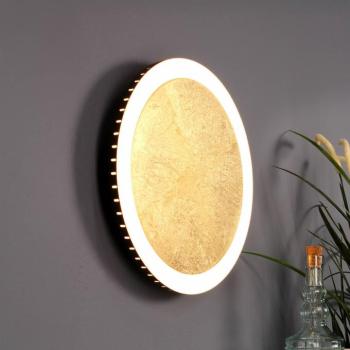 LED fali lámpa Hold Ø 40 cm, arany kép
