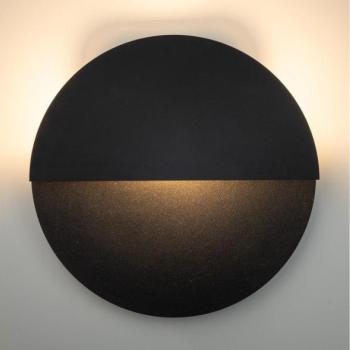  LED fali lámpa LUNA LED/7W/230V átm. 26 cm fekete  kép