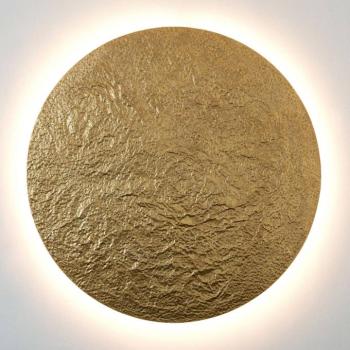LED fali lámpa Meteor, Ø 120 cm, arany színű kép