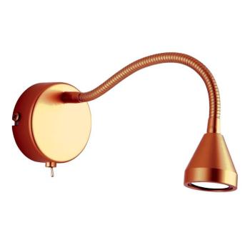 LED fali lámpa Mini, hajlékony kar, antik, 5000K kép