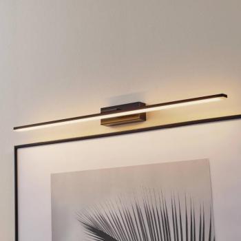 LED fali lámpa Miroir 80 cm fekete 3000K kép