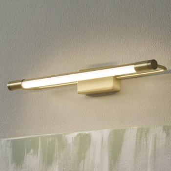LED fali lámpa Rapallo, sárgaréz, IP44, 40 cm kép