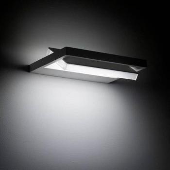 LED fali lámpa Tablet W1, szélessége 24 cm, fehér kép