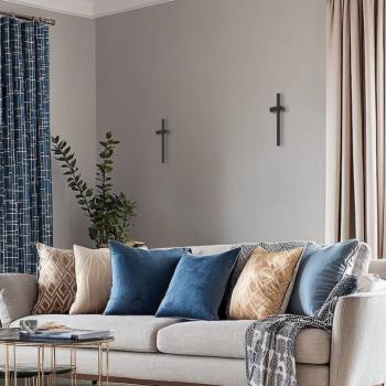 LED fali lámpa Vision, magasság 30 cm, fém, fekete, 3000 K kép