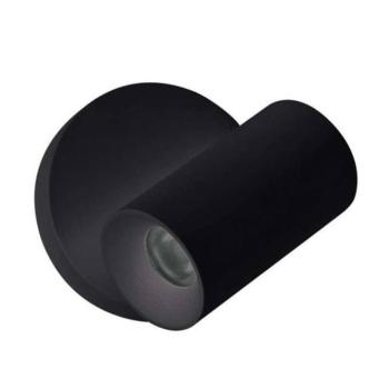 LED fali spot Bart W, fekete kép