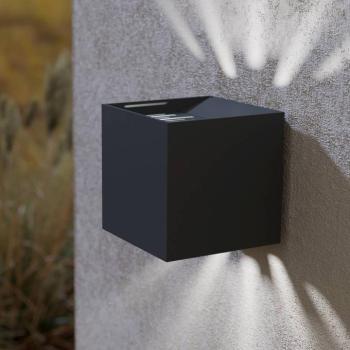 LED fali világítás Calpino 2, fekete kép