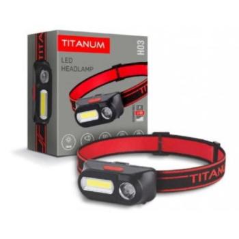 Led fejlámpa , tölthető , 6 világítási mód , hideg fehér , USB , IP44 , VIDEX , TITANUM kép