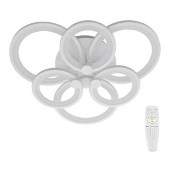  LED Felületre szerelhető csillár SIENA LED/72W/230V fehér + távirányítás  kép