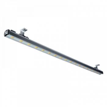 LED fényvető , ipari , lineáris , 12 Watt , természetes fehér , sötét szürke , IP67 kép