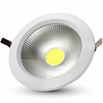 LED fényvető , mélysugárzó , 30 Watt , LUX , 120 lm/W , kerek , meleg fehér kép