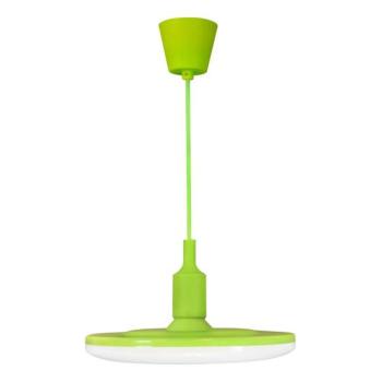  LED Függeszték KIKI 1xE27/15W/230V zöld  kép