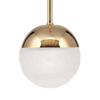 LED függő lámpa Ball, egy-izzós, arany kép