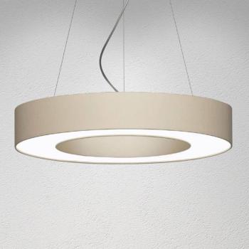 LED függő lámpa Donut szabályozható 22 W melanzs kép