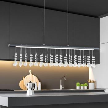 LED függő lámpa Nobilis, szab., sötétszürke kép