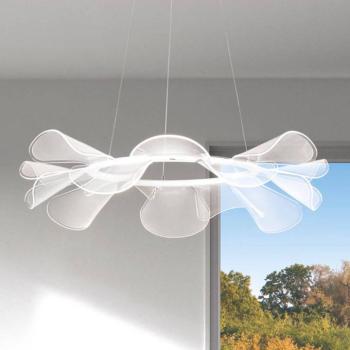 LED függő lámpa Sylvie, kerek, Ø 72 cm kép