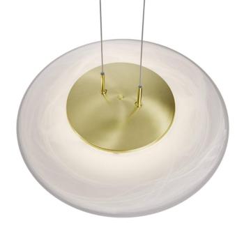 LED függő világítás Findus, sárgaréz matt/sima kép