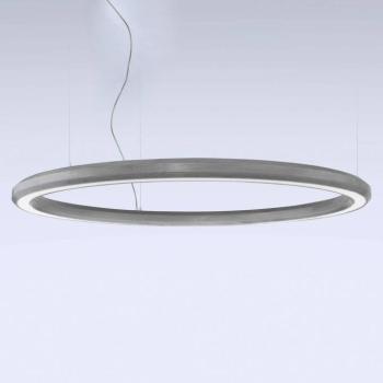 LED függőlámpa Materica alsó Ø 120 cm beton kép