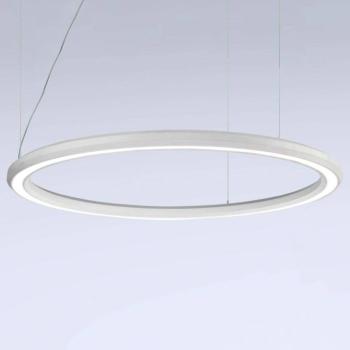LED függőlámpa Materica alsó Ø 120 cm fehér kép