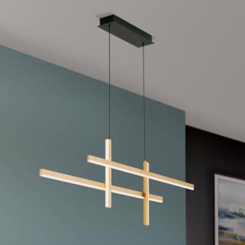 LED függőlámpa Stargate, fekete-arany kép