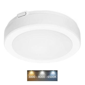  LED Fürdőszobai mennyezeti lámpa NAIROS LED/12W/230V 3000/4000/6500K IP65 fehér  kép