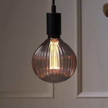LED gömb G125 Decoled E27 1W 2.000K füst szürke kép