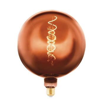LED gömb G200 E27 4 W 1600 K filament réz kép