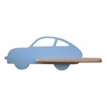  LED gyerekszoba falilámpa polccal CAR LED/5W/230V kék/fa  kép