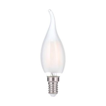 LED gyertya E14 4,5W szélfújta 2700K matt dimm. kép