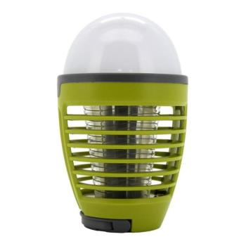  LED Hordozható újratölthető lámpa rovarcsapdával LED/2W/3,7V IPX4 zöld  kép
