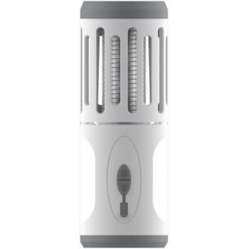  LED Hordozható újratölthető lámpa rovarcsapdával LED/6W/1800 mAh IPX4 fehér/szürke  kép