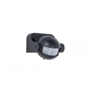 LED Infravörös mozgásérzékelő , fali , 180° , fekete , LUTEC , SPHERE kép