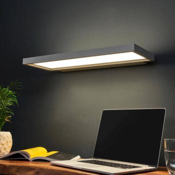 LED irodai fali világítás Rick, szürke, fehér kép