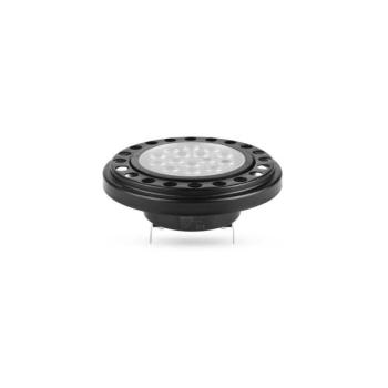  LED Izzó AR111 G53/12W/12V 3000K fekete 30°  kép