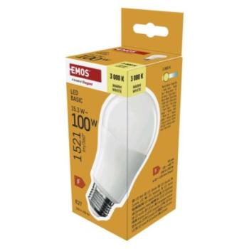 LED izzó Basic A60 / E27 / 15,3W (100 W) / 1521 lm / Meleg fehér kép